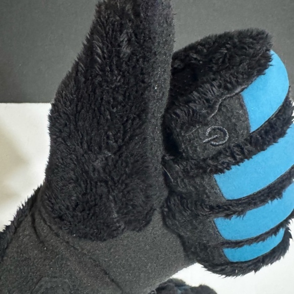 The North Face Gloves I Fleece Lines I Black & Teal I Size M